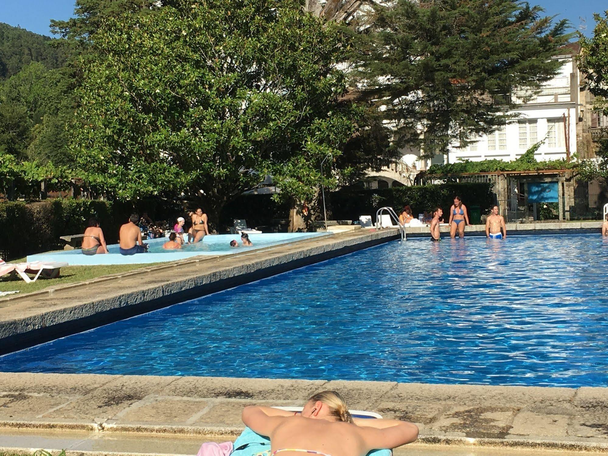 Balneario Acuna Caldas De Reis Exterior foto