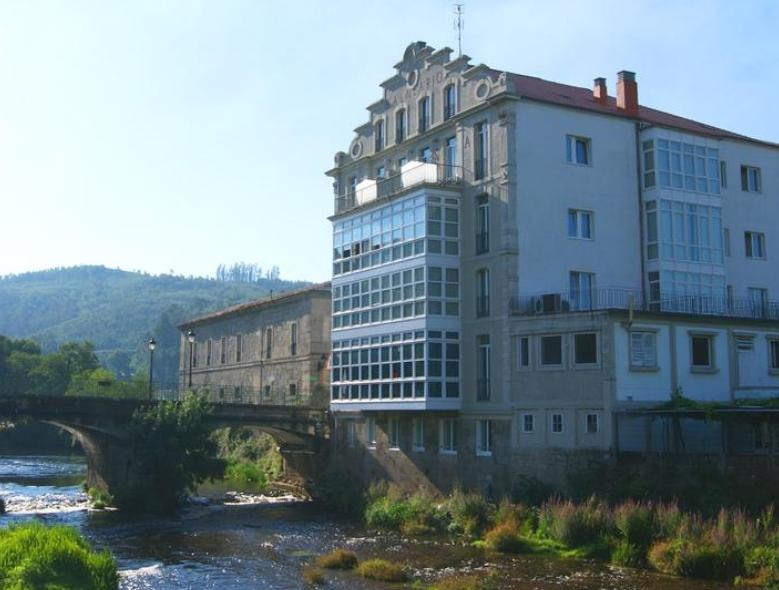Balneario Acuna Caldas De Reis Exterior foto
